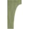 Ekena Millwork 3 1/2"W x 6"D x 12"H Clarksville Wood Vintage Decor Bracket, Restoration Green BKTWD04X06X12CVGR - alternate 3